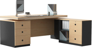 L Shaped Designer Table, For Office Use