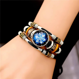 Genshin Impact Luminous Leather Bracelet